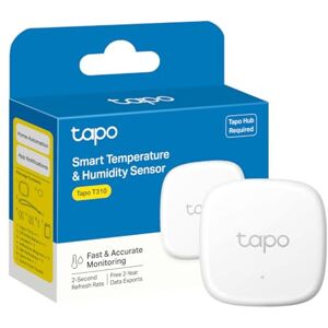 Tapo T310 Smart Humidity Meter, Room Thermometer, Hygrometer, Room Thermometer Indoor, Humidity Sensor, Room Temperature Monitor, Real-Time Notifications, Free 2-Year Data Storage, 2-Year Battery Life Tapo T310 Smart Humidity Meter, Room Thermometer, Hygrometer, Room Thermometer Indoor, Humidity Sensor, Room Temperature Monitor, Real-Time Notifications, Free 2-Year Data Storage, 2-Year Battery Life