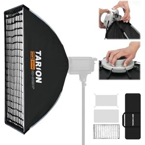 TARION Collapsible Softbox with Bowens Mount 60x90cm / 24x36in Rectangular Soft Box with Quick Release & Setup for Studio Filming Light Photography SQ-6090F SOFTBEAM TARION Collapsible Softbox with Bowens Mount 60x90cm / 24x36in Rectangular Soft Box with Quick Release & Setup for Studio Filming Light Photography SQ-6090F SOFTBEAM