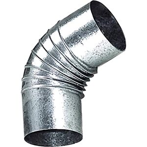 WOLFPACK 2210124 Galvanised Stove Elbow 120 mm 45° WOLFPACK 2210124 Galvanised Stove Elbow 120 mm 45°
