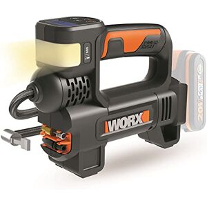 WORX WX092.9 Battery Compressor 4 in 1: Multifunctional Air Pump with Precise Digital Display & Pressure Control, Work Light & SOS Emergency Signal Light Max. 10 Bar Without Battery and Charger WORX WX092.9 Battery Compressor 4 in 1: Multifunctional Air Pump with Precise Digital Display & Pressure Control, Work Light & SOS Emergency Signal Light Max. 10 Bar Without Battery and Charger