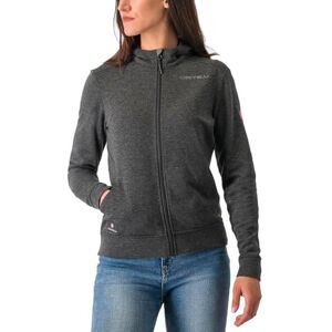 CASTELLI Milano 2 Full Zip Fleece, Men's/Women's Cycling Sweatshirt, Full Zip, Comfortable and Breathable, Perfect for Workouts and Winter Colds Dark Gray CASTELLI Milano 2 Full Zip Fleece, Men's/Women's Cycling Sweatshirt, Full Zip, Comfortable and Breathable, Perfect for Workouts and Winter Colds Dark Gray