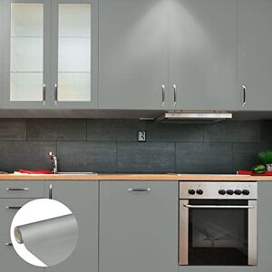 Ambiance Sticker Waterproof Adhesive Vinyl Roll for Kitchen, Cabinet, Cabinet, Door – Wall Sticker H60 x L200 cm – Light Grey Ambiance Sticker Waterproof Adhesive Vinyl Roll for Kitchen, Cabinet, Cabinet, Door – Wall Sticker H60 x L200 cm – Light Grey