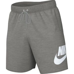 Nike FQ4950-063 Club Shorts Men's DK Grey Heather/LT Smoke Grey/White Size L Nike FQ4950-063 Club Shorts Men's DK Grey Heather/LT Smoke Grey/White Size L