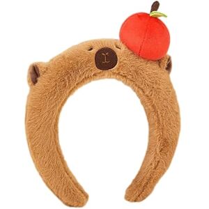 NYCEMAKEUP Teens Cartoon Capybara Headband Adult Plush Headpiece For Makeup Washing Face Sports Headband Anti Hair Slip Cartoon Headband For Washing Face Cartoon Headbands For Women Cartoon Headband NYCEMAKEUP Teens Cartoon Capybara Headband Adult Plush Headpiece For Makeup Washing Face Sports Headband Anti Hair Slip Cartoon Headband For Washing Face Cartoon Headbands For Women Cartoon Headband