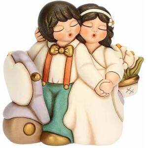 THUN Bride and Groom on Motorcycles with Flowers, Maxi Ceramic Favour Collection 20.3 x 11.2 x 18.8 cm THUN Bride and Groom on Motorcycles with Flowers, Maxi Ceramic Favour Collection 20.3 x 11.2 x 18.8 cm