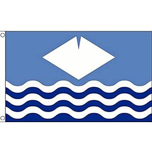 AZ FLAG Isle Of Wight New Flag 3x5 Ft 100D Polyester Isle Of Wight England Banner with Two Metal Grommets Fade Resistant Vivid Colors 3' x 5' Feet 150x90 Cm AZ FLAG Isle Of Wight New Flag 3x5 Ft 100D Polyester Isle Of Wight England Banner with Two Metal Grommets Fade Resistant Vivid Colors 3' x 5' Feet 150x90 Cm