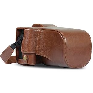 MegaGear Ever Ready Genuine Leather Camera Case Compatible with Fujifilm X-T5 (16-80mm)(Brown) MegaGear Ever Ready Genuine Leather Camera Case Compatible with Fujifilm X-T5 (16-80mm)(Brown)