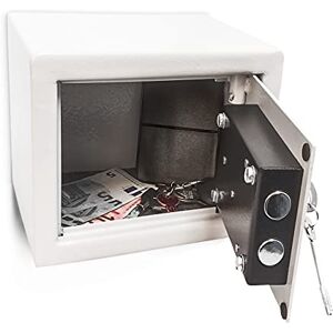 Relaxdays 10010086 Wandtresor 23 x 17 x 17 cm, Home/Office Mini Steel Safe with 2 Locking Bolts & 2 Keys Free-Standing Or Wall Mounted Relaxdays 10010086 Wandtresor 23 x 17 x 17 cm, Home/Office Mini Steel Safe with 2 Locking Bolts & 2 Keys Free-Standing Or Wall Mounted