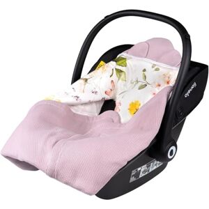 lionelo Travel Swaddle Blanket 90x90 cm for Babies Crafted for Car Seats, Strollers & Carrycots, Universal Fit for 3 & 5-Point Harnesses, 100% Cottone Bamboo, Hypoallergenic, TOG 2.5 Washable (Pink) lionelo Travel Swaddle Blanket 90x90 cm for Babies Crafted for Car Seats, Strollers & Carrycots, Universal Fit for 3 & 5-Point Harnesses, 100% Cottone Bamboo, Hypoallergenic, TOG 2.5 Washable (Pink)
