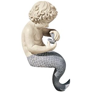 Design Toscano the Ocean's Little Treasures Sitting Sculpture, Grey Design Toscano the Ocean's Little Treasures Sitting Sculpture, Grey