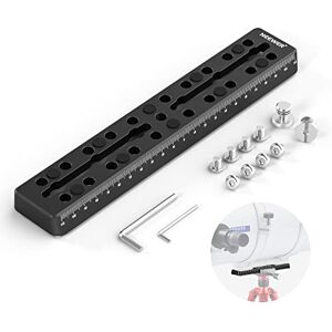 NEEWER 9"/230mm Rail Bar Vixen Style Dovetail Plate, Metal Mounting Plate Saddle with M6 1/4" 3/8" Camera Screw for Telescope Mount Adapter OTA Equatorial Tripod Sky Astrophotography, QR003 NEEWER 9"/230mm Rail Bar Vixen Style Dovetail Plate, Metal Mounting Plate Saddle with M6 1/4" 3/8" Camera Screw for Telescope Mount Adapter OTA Equatorial Tripod Sky Astrophotography, QR003