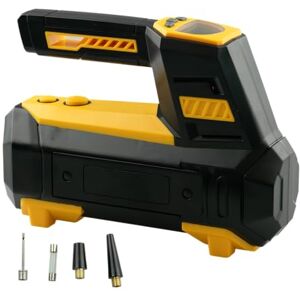 Simply Brands Heavy Duty Air Compressor with Digital Screen, LED Light, 3 Nozzle Adapters, 150 PSI Maximum Pressure, 30L/min Air Flow Simply Brands Heavy Duty Air Compressor with Digital Screen, LED Light, 3 Nozzle Adapters, 150 PSI Maximum Pressure, 30L/min Air Flow