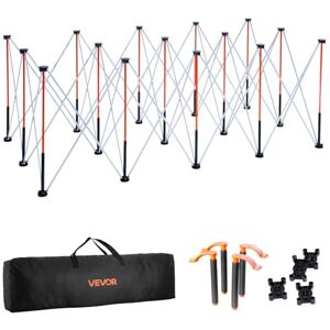 VEVOR Portable Folding Workstand, 2445 x 1255 mm Collapsible Workbench, 2724 kg Weight Capacity, No Assembly Foldable Work Stand with Storage Bag, Table Top NOT Included, for Garage Workshop Outdoor VEVOR Portable Folding Workstand, 2445 x 1255 mm Collapsible Workbench, 2724 kg Weight Capacity, No Assembly Foldable Work Stand with Storage Bag, Table Top NOT Included, for Garage Workshop Outdoor