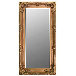 MirrorOutlet Milton Manor Large Gold Decorative Antique Style Wall Mirror 5ft9 x 2ft11 175cm x 89cm, GL157-M MirrorOutlet Milton Manor Large Gold Decorative Antique Style Wall Mirror 5ft9 x 2ft11 175cm x 89cm, GL157-M