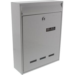 Burg-Wächter Cologne 872 W System Letter Box, A4 Letter Format, EU Standard EN 13724, Galvanised Steel, White Burg-Wächter Cologne 872 W System Letter Box, A4 Letter Format, EU Standard EN 13724, Galvanised Steel, White
