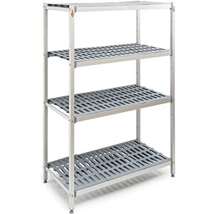 Stalwart DA-TS120556H Shelving Unit 4 Tier 600kg 1205x560x1680mm Aluminium Stalwart DA-TS120556H Shelving Unit 4 Tier 600kg 1205x560x1680mm Aluminium