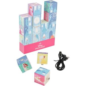 Paladone Disney Princess Castle Light, Officially Licensed Building Blocks Lamp, Gifts for Girls, Bedroom Décor, Pop Culture Merchandise Paladone Disney Princess Castle Light, Officially Licensed Building Blocks Lamp, Gifts for Girls, Bedroom Décor, Pop Culture Merchandise