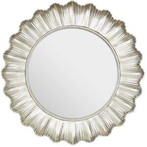 Premier Housewares Wall Mirror/Mirrors For Garden/Bathroom/Living Room With Rope Detail Decorative Frame/Metallic Finish Wall Mounted Mirrors W83 X D6 X H83cm Premier Housewares Wall Mirror/Mirrors For Garden/Bathroom/Living Room With Rope Detail Decorative Frame/Metallic Finish Wall Mounted Mirrors W83 X D6 X H83cm