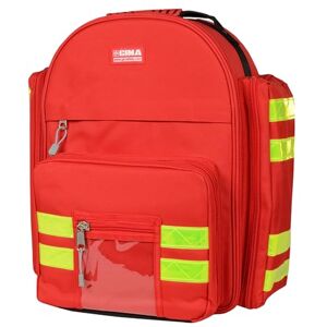 GIMA 27171 Logic 2 Polyester Rusksack, Red, Large, 40cm x 25cm x 47cm GIMA 27171 Logic 2 Polyester Rusksack, Red, Large, 40cm x 25cm x 47cm
