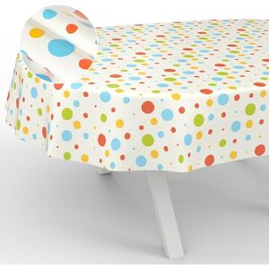ANRO Oilcloth Tablecloth, Washable, Oilcloth, Garden Tablecloth, Outdoor, Indoor, Oval, 180 x 140 cm, Cut Edge, Party ANRO Oilcloth Tablecloth, Washable, Oilcloth, Garden Tablecloth, Outdoor, Indoor, Oval, 180 x 140 cm, Cut Edge, Party