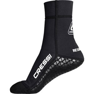 CRESSI Resilient Pro Neoprene Socks L- Unisex 3mm Neoprene Socks Black Anti Sand System “Smooth Glideskin Sandproof” with Non Slip Rubber Sole, for Water Sports, L CRESSI Resilient Pro Neoprene Socks L- Unisex 3mm Neoprene Socks Black Anti Sand System “Smooth Glideskin Sandproof” with Non Slip Rubber Sole, for Water Sports, L