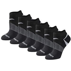 Saucony Women's Rundry Performance Selective Cushion Socks, Available in S-l (6, 12, Black Basic (6 Pairs), M (Pack of 6) Saucony Women's Rundry Performance Selective Cushion Socks, Available in S-l (6, 12, Black Basic (6 Pairs), M (Pack of 6)