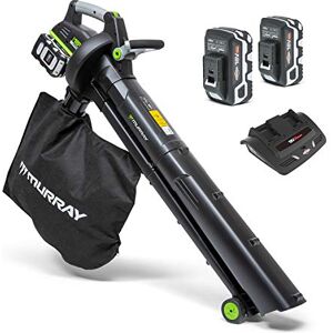 Murray IQ18LBVK Dual 18V (36V) Li-Ion Cordless Leaf Blower Vacuum Kit, Powered by Briggs & Stratton, 247 km/h Air Velocity Brushless Motor, 45L bag, Incl. 2x5.0Ah Batteries & Charger 5 Years Warranty Murray IQ18LBVK Dual 18V (36V) Li-Ion Cordless Leaf Blower Vacuum Kit, Powered by Briggs & Stratton, 247 km/h Air Velocity Brushless Motor, 45L bag, Incl. 2x5.0Ah Batteries & Charger 5 Years Warranty