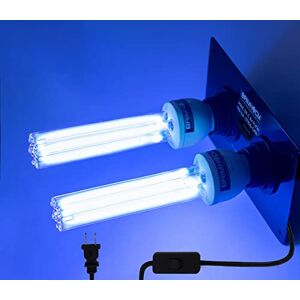 BAIMNOCM 50 Watts(2x25W Bulb) Air Purifier for Whole House Duct Uv Light Sanitizer Hvac Ac Germicidal Filter UV-C Air Cleaner BAIMNOCM 50 Watts(2x25W Bulb) Air Purifier for Whole House Duct Uv Light Sanitizer Hvac Ac Germicidal Filter UV-C Air Cleaner