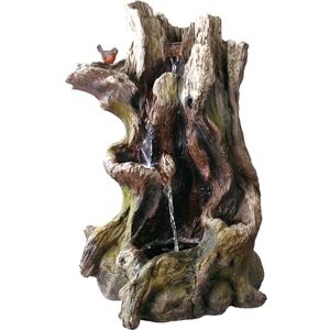 Easy Fountain Willow Spills Water Fountain, Resin, Natural, One Size Easy Fountain Willow Spills Water Fountain, Resin, Natural, One Size