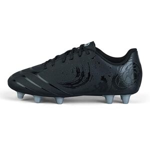 Canterbury Junior Unisex Phoenix Genesis Team Firm Ground Rugby Boots Hard Surface Traction Breathable Firm Ground Rugby Boots, Black/Silver Metallic, 3 Canterbury Junior Unisex Phoenix Genesis Team Firm Ground Rugby Boots Hard Surface Traction Breathable Firm Ground Rugby Boots, Black/Silver Metallic, 3