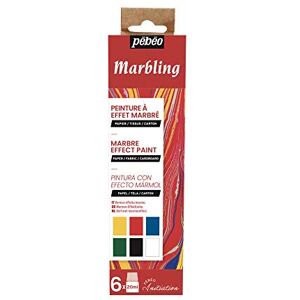 PEBEO MARBLING Initiation Set, Assorted, 20 ml (Pack of 6) PEBEO MARBLING Initiation Set, Assorted, 20 ml (Pack of 6)