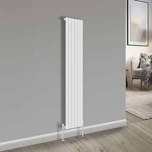 NRG Bathroom Radiator White 1800x408mm Single Flat Panel for Living Room and Kitchen NRG Bathroom Radiator White 1800x408mm Single Flat Panel for Living Room and Kitchen