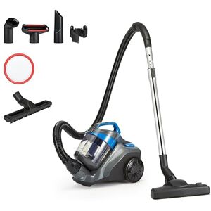 Amazon Basics Cylinder Vacuum Cleaner Bagless 1.7L Compact Lightweight with Triple-Action Nozzle, HEPA Filter, 850W, for Carpet and Hard Floor, Black & Blue Amazon Basics Cylinder Vacuum Cleaner Bagless 1.7L Compact Lightweight with Triple-Action Nozzle, HEPA Filter, 850W, for Carpet and Hard Floor, Black & Blue