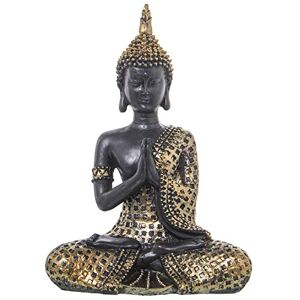 AlexandreHouse Figure Resin Buda Dorado/Brown 16 x 9 x 23 cm AlexandreHouse Figure Resin Buda Dorado/Brown 16 x 9 x 23 cm