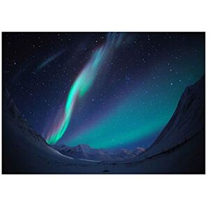 Wee Blue Coo Photo Winter Aurora Borealis Northern Lights Picture Wall Art Print Wee Blue Coo Photo Winter Aurora Borealis Northern Lights Picture Wall Art Print