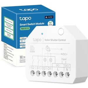 Tapo S112 6A 2 Channel WiFi and Bluetooth Smart Relay Switch,Shutter and Light Control with Power Consumption, Matter Compatible,Remote Control via App,work with Alexa, Google Home,No Hub Required Tapo S112 6A 2 Channel WiFi and Bluetooth Smart Relay Switch,Shutter and Light Control with Power Consumption, Matter Compatible,Remote Control via App,work with Alexa, Google Home,No Hub Required