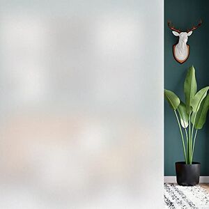 HIDBEA Frosted Window Privacy Film Non Adhesive Static Cling Glass Stickers Sun UV Blocking Heat Control Door Covering Decals for Home Office, 23.6 x 157.5 Inch HIDBEA Frosted Window Privacy Film Non Adhesive Static Cling Glass Stickers Sun UV Blocking Heat Control Door Covering Decals for Home Office, 23.6 x 157.5 Inch