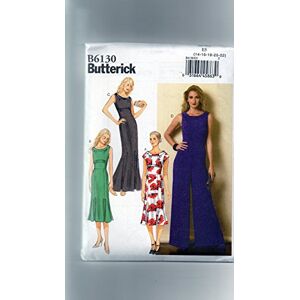 Butterick Patterns 6130 E5 Sizes 14-16 18-20 22 Misses Dress and Jumpsuit Butterick Patterns 6130 E5 Sizes 14-16 18-20 22 Misses Dress and Jumpsuit