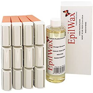 EpilWax Lot de 12 x Roll On Cire Epilation à l'Argan + 100 x Bandes d'Épilation + Huile après Épilation Jambes, Aisselles, Corps Facile à étaler et à Retirer EpilWax Lot de 12 x Roll On Cire Epilation à l'Argan + 100 x Bandes d'Épilation + Huile après Épilation Jambes, Aisselles, Corps Facile à étaler et à Retirer