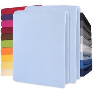 CelinaTex Lucina Topper Fitted Sheet Divan Cover Cotton 2er-Set 90x200-100x200 cm aqua blue CelinaTex Lucina Topper Fitted Sheet Divan Cover Cotton 2er-Set 90x200-100x200 cm aqua blue