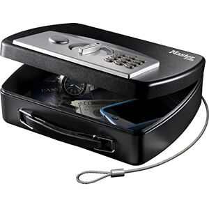 Master Lock P008EML Compact Portable Safe (Combination with Cable), Black/Grey Master Lock P008EML Compact Portable Safe (Combination with Cable), Black/Grey