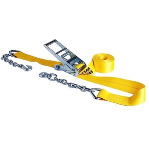 Keeper 3" x 30' Heavy Duty Ratchet Tie-Down with Chain End and Grab Hook 5,000 lbs. Working Load Limit and 15,000 lbs. Break Strength Keeper 3" x 30' Heavy Duty Ratchet Tie-Down with Chain End and Grab Hook 5,000 lbs. Working Load Limit and 15,000 lbs. Break Strength