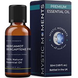 Mystic Moments Bergamot Bergaptene Free Essential Oil 50ml Citrus Aurantium Subsp. Bergamia Sweet Fresh Aroma Cold Pressed & Distilled Skin-Safe Top Note Italy Origin Vegan GMO Free Mystic Moments Bergamot Bergaptene Free Essential Oil 50ml Citrus Aurantium Subsp. Bergamia Sweet Fresh Aroma Cold Pressed & Distilled Skin-Safe Top Note Italy Origin Vegan GMO Free