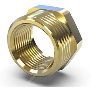 ABA Beul 15007.251.2 Hexagonal Reducer 1 1/2 Inch x 3/4 Inch Brass ABA Beul 15007.251.2 Hexagonal Reducer 1 1/2 Inch x 3/4 Inch Brass