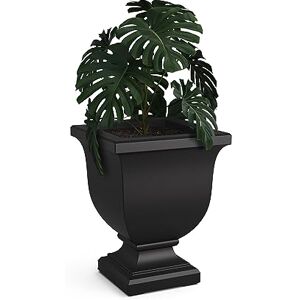 Mayne Inc. Augusta 20in Tall Flower Pot Planter Black 15in L x 15in W x 20in H with Built-in Water Reservoir (5893-B) Mayne Inc. Augusta 20in Tall Flower Pot Planter Black 15in L x 15in W x 20in H with Built-in Water Reservoir (5893-B)