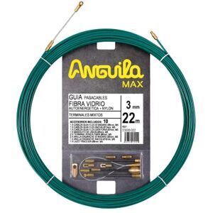 ANGUILA MAX Cable Guide Reinforced Fiberglass Nylon Mixed Terminals Green Diameter 3 mm 22 m ANGUILA MAX Cable Guide Reinforced Fiberglass Nylon Mixed Terminals Green Diameter 3 mm 22 m
