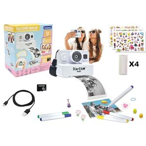 Lexibook , StarCAM Print HD, Camera with instant printer, Photo, video, selfie, music and games functions, Customisation kit and 32GB SD card included, White, DJ160LXB Lexibook , StarCAM Print HD, Camera with instant printer, Photo, video, selfie, music and games functions, Customisation kit and 32GB SD card included, White, DJ160LXB