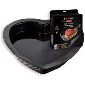 Silpat ES-FM-00344-BA Heart Non-Stick Perfect Baking Mold, Silicone Fiberglass, Black Silpat ES-FM-00344-BA Heart Non-Stick Perfect Baking Mold, Silicone Fiberglass, Black