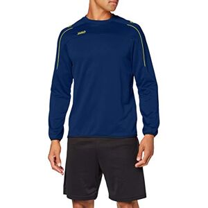 JAKO Men's Sweat Classico, Night Blue/Citro, XXL JAKO Men's Sweat Classico, Night Blue/Citro, XXL