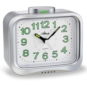 Atlanta Alarm Clock, Silver, 12 x 10 x 6 cm Atlanta Alarm Clock, Silver, 12 x 10 x 6 cm